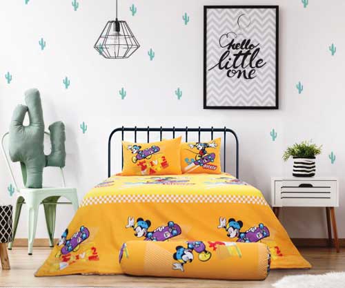 Bộ chăn ga gối Sông Hồng dòng Disney DN1804