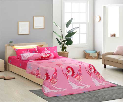 Bộ chăn ga gối Sông Hồng dòng Disney DN19021