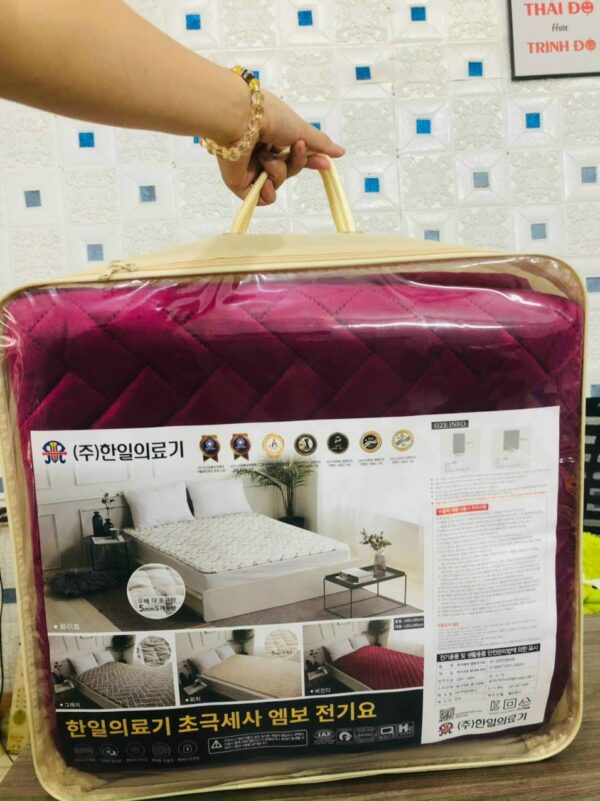 Chăn đệm điện Hàn Quốc vải nỉ nhung
