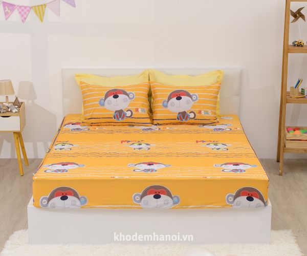 bộ chăn ga gối sông hồng trẻ em yc22003 chính hãng tại hà nội