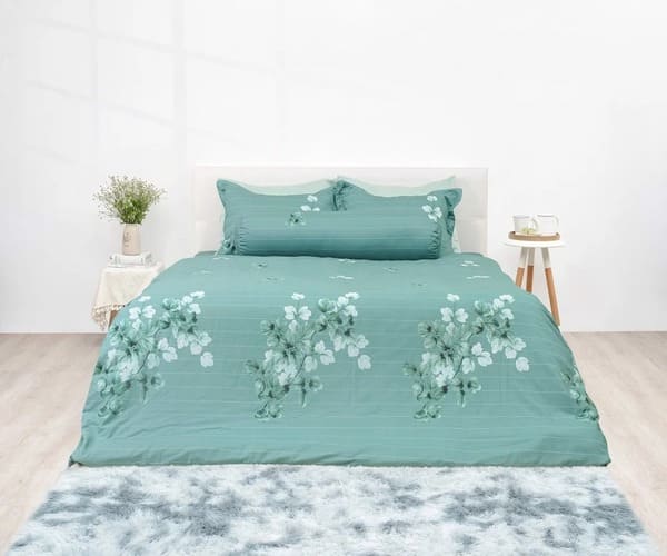 chăn ga gối sông hồng basic vải cotton BC22063