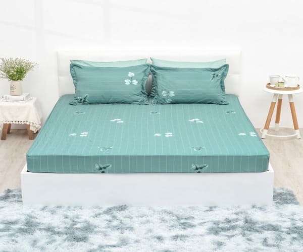 chăn ga gối sông hồng basic vải cotton BC22063
