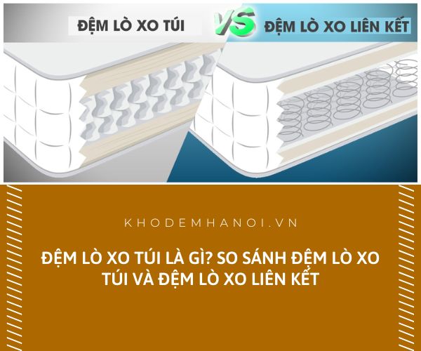 Đệm lò xo túi là gì? So sánh đệm lò xo túi và đệm lò xo liên kết đệm lò xo túi là gì?