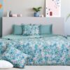 Bộ ga phủ thêu Blue Sky – BSH 117 Bộ ga chun chần BSH 117