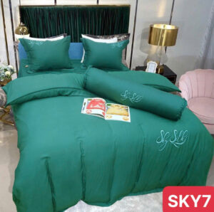 Bộ chăn ga gối lụa Pyeoda Silk Sky